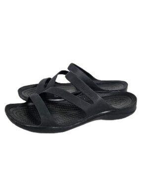 Crocs Kadee II Black Sandals Women's Size 8